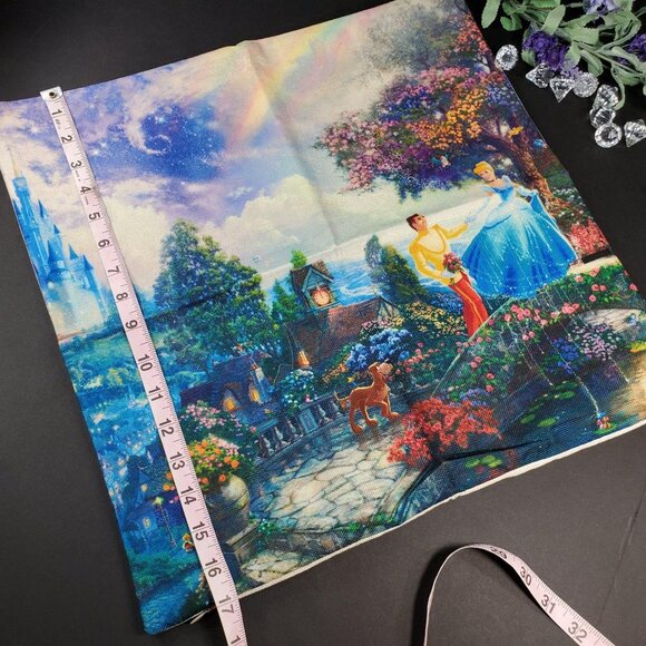 Cinderella Princess Sham Pillowcase Throw Accent Pillow Cushion Cover Home Decor - Picture 8 of 14